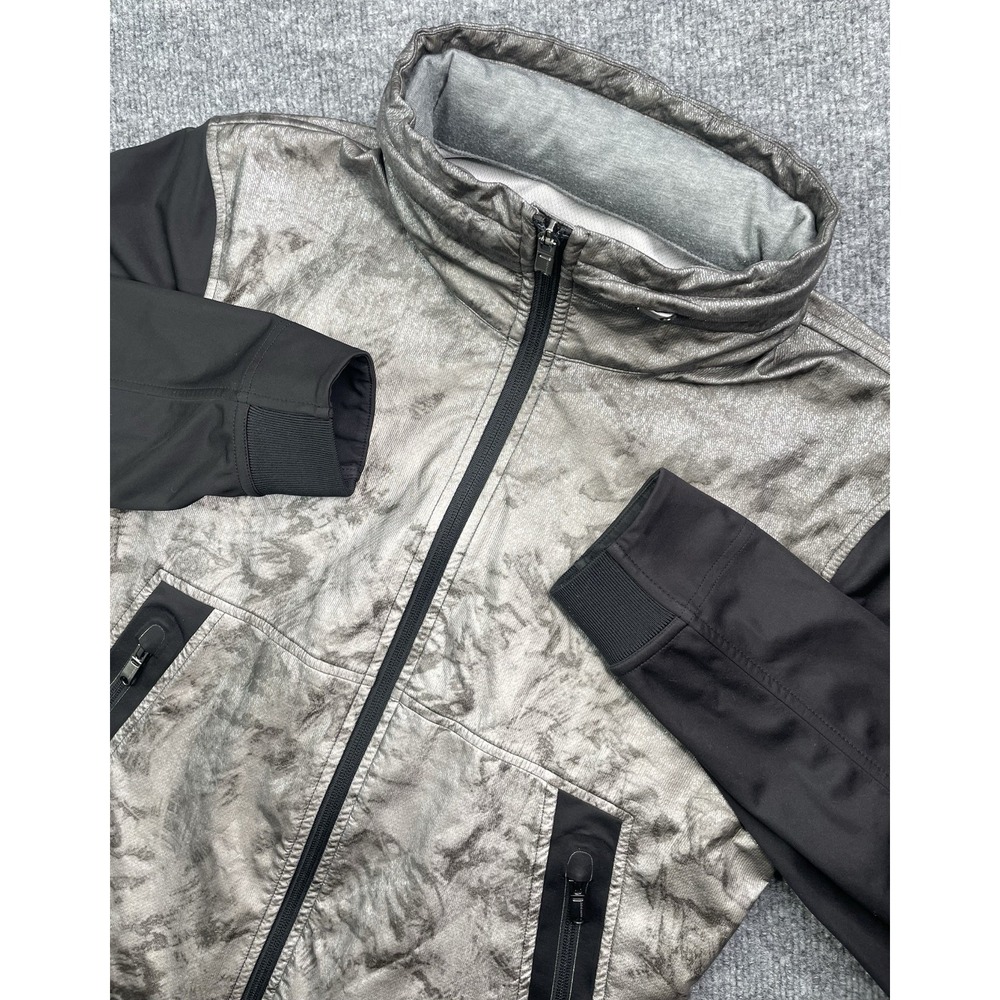 Lululemon Jacket men's Small reflective metallic black Hood Specular